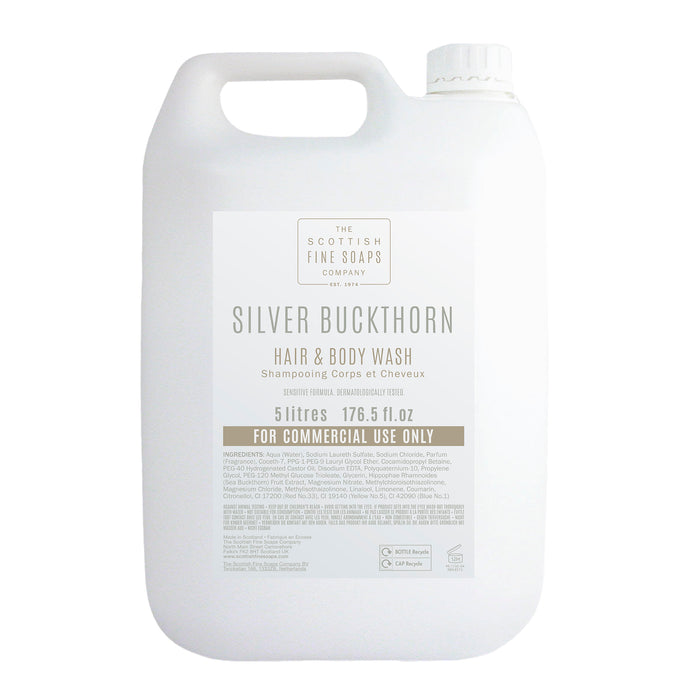 Silver Buckthorn Hair and Body Shampoo 5L