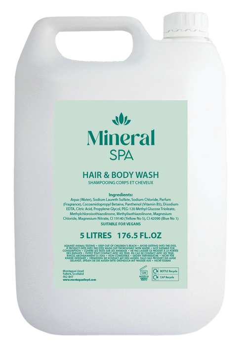 Mineral Spa Hair & Body Wash 5L Refill