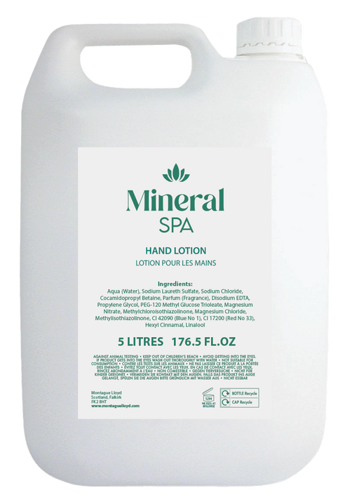 Mineral Spa Hand Lotion 5L Refill