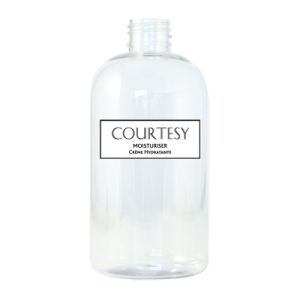 Courtesy Moisturiser 300ml Empty Printed Bottle