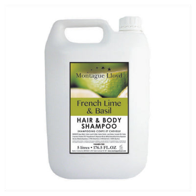 French Lime & Basil Hair & Body Shampoo 5L